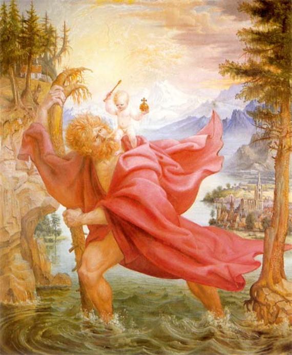 Wikioo.org - The Encyclopedia of Fine Arts - Painting, Artwork by Otto Dix - St. Christopher IV