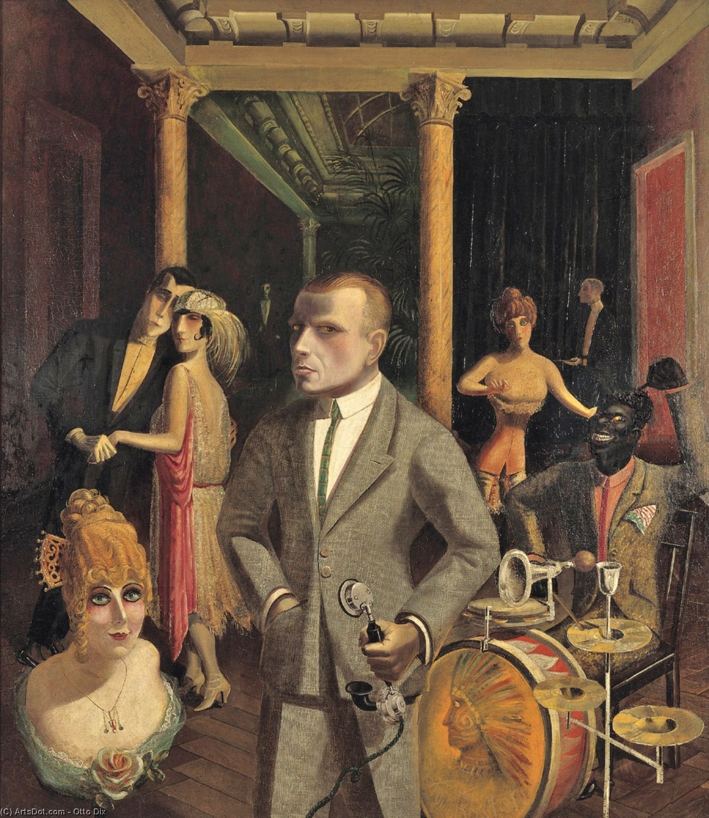 WikiOO.org - Encyclopedia of Fine Arts - Schilderen, Artwork Otto Dix - To Beauty