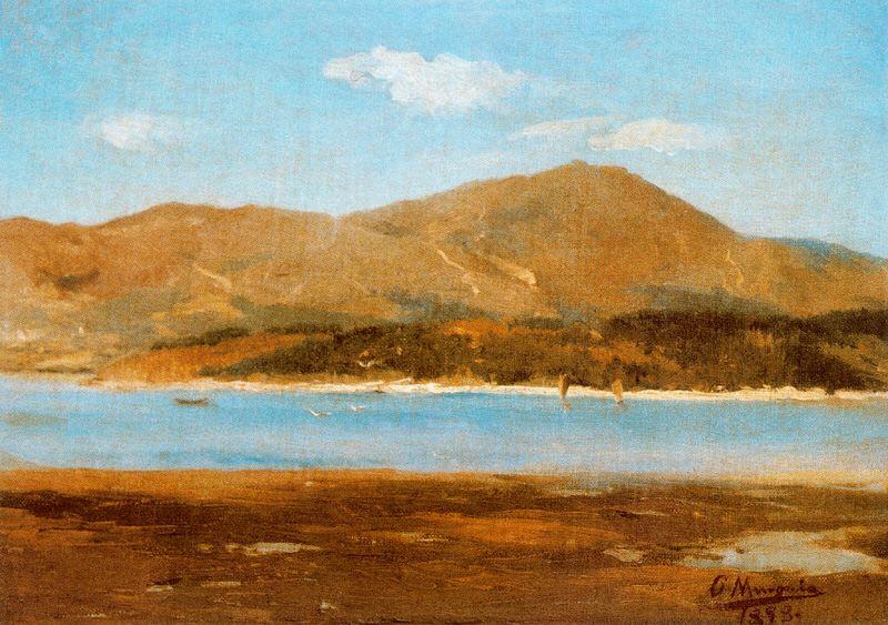 Wikioo.org - สารานุกรมวิจิตรศิลป์ - จิตรกรรม Ovidio Murguía De Castro - Landscape. Ria de Pontevedra