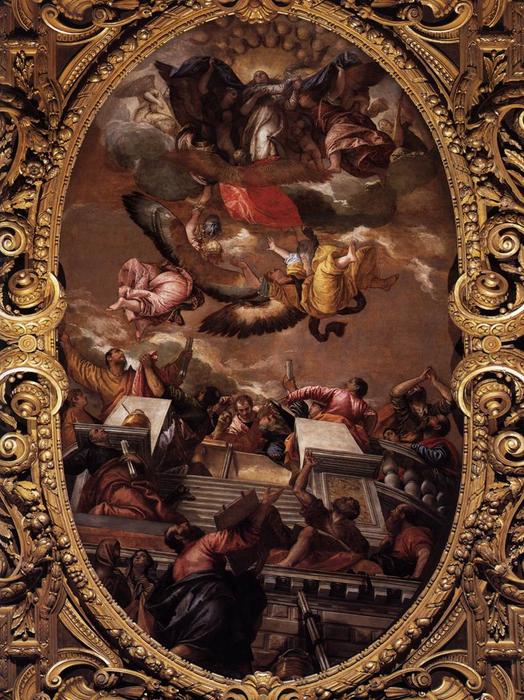 Wikioo.org - The Encyclopedia of Fine Arts - Painting, Artwork by Paolo Veronese - Assumption 1