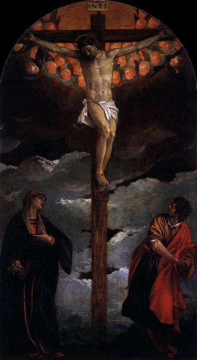 Wikioo.org - สารานุกรมวิจิตรศิลป์ - จิตรกรรม Paolo Veronese - Crucifixion 2