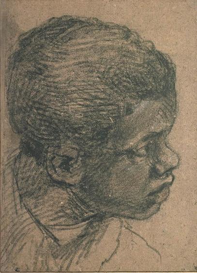 WikiOO.org - Encyclopedia of Fine Arts - Lukisan, Artwork Paolo Veronese - Head of a young black