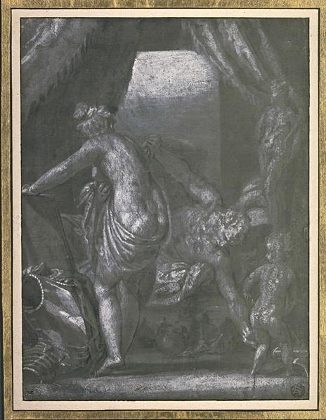 WikiOO.org - Encyclopedia of Fine Arts - Maľba, Artwork Paolo Veronese - Mars, Vénus et l'Amour