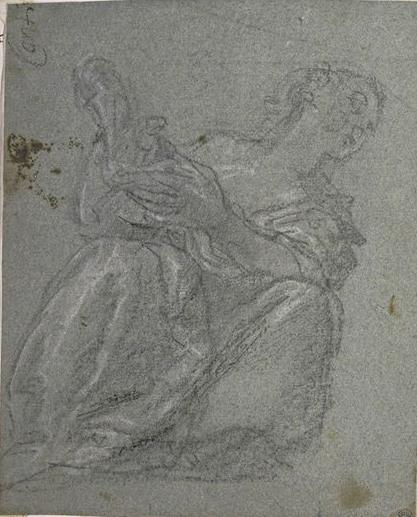 Wikioo.org – L'Enciclopedia delle Belle Arti - Pittura, Opere di Paolo Veronese - Donna seduta sul terreno . Castità