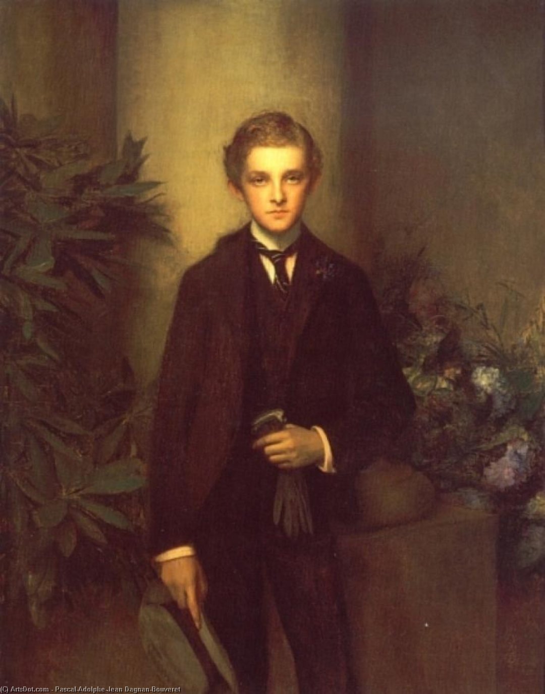 Wikioo.org - The Encyclopedia of Fine Arts - Painting, Artwork by Pascal-Adolphe-Jean Dagnan-Bouveret - Portrait of Childs Frick