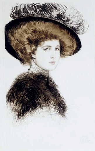 Wikioo.org - Encyklopedia Sztuk Pięknych - Malarstwo, Grafika Paul Cesar Helleu - Lady Duveen