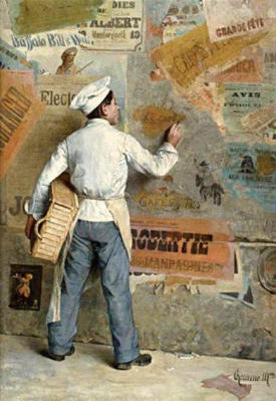 Wikioo.org - The Encyclopedia of Fine Arts - Painting, Artwork by Paul Charles Chocarne Moreau - The Baker Boy