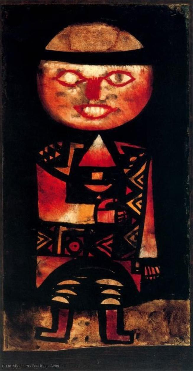Wikioo.org - The Encyclopedia of Fine Arts - Painting, Artwork by Paul Klee - Actor