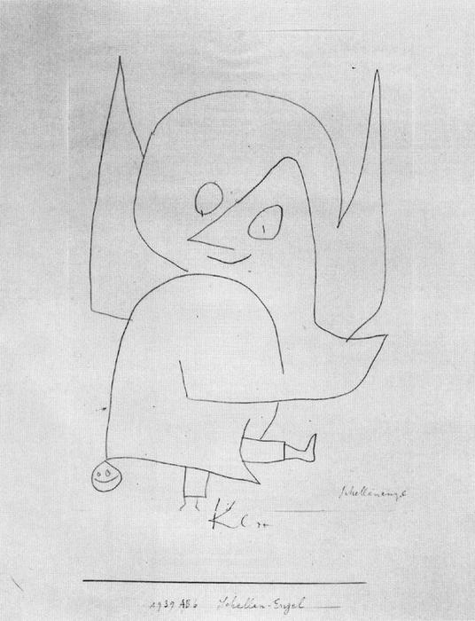Wikioo.org – La Enciclopedia de las Bellas Artes - Pintura, Obras de arte de Paul Klee - ángel campana