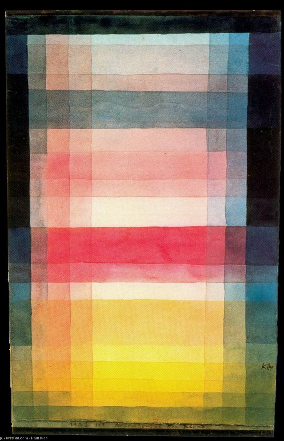 Wikioo.org - The Encyclopedia of Fine Arts - Painting, Artwork by Paul Klee - Architecture levels