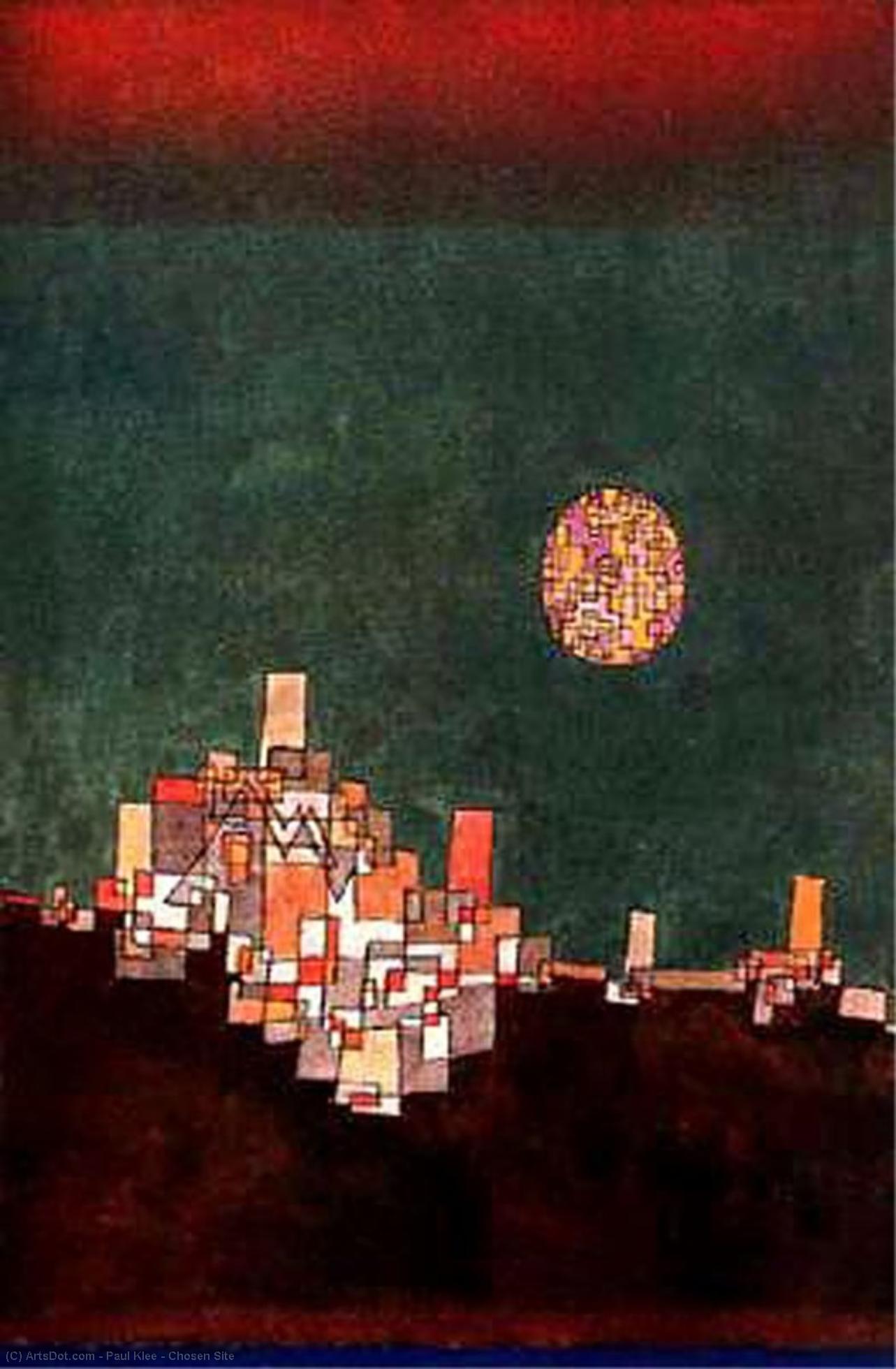 WikiOO.org - Енциклопедія образотворчого мистецтва - Живопис, Картини
 Paul Klee - Chosen Site