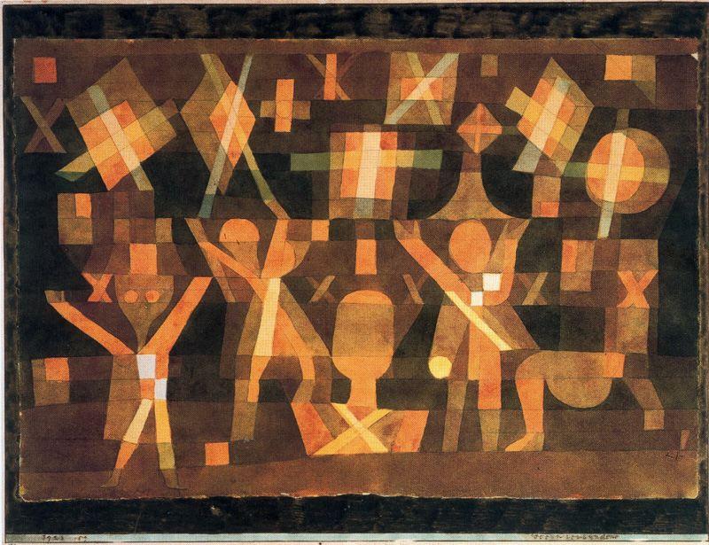 WikiOO.org - אנציקלופדיה לאמנויות יפות - ציור, יצירות אמנות Paul Klee - Connected to the Stars
