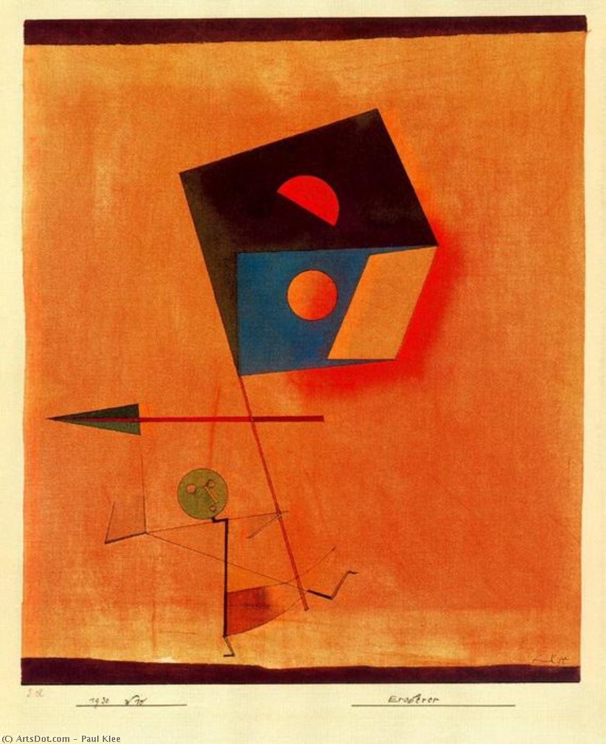 Wikioo.org - The Encyclopedia of Fine Arts - Painting, Artwork by Paul Klee - Conqueror