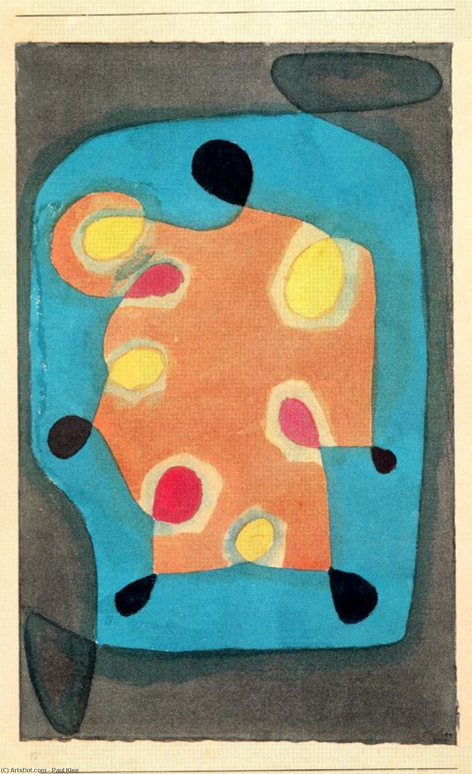 Wikioo.org - The Encyclopedia of Fine Arts - Painting, Artwork by Paul Klee - Design for a Cloak