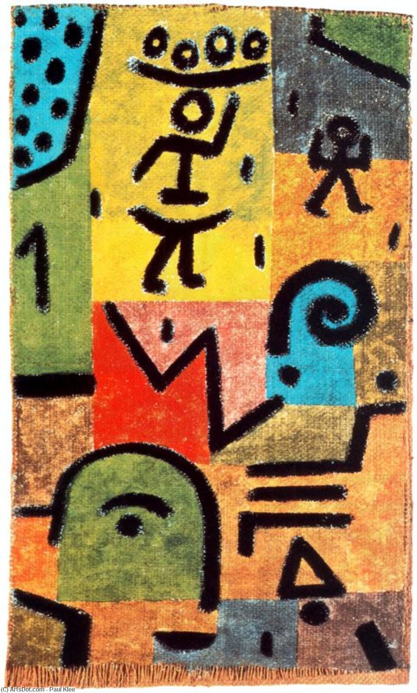 WikiOO.org - Encyclopedia of Fine Arts - Schilderen, Artwork Paul Klee - Lemon Harvest