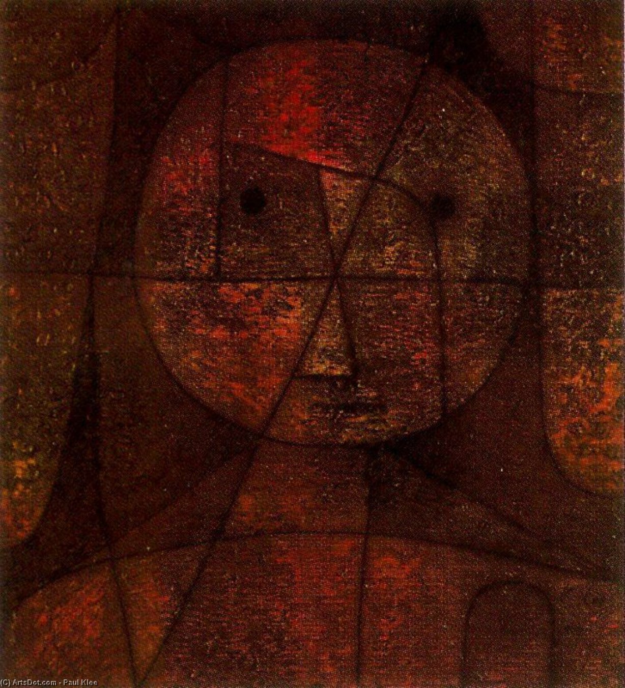 Wikioo.org - The Encyclopedia of Fine Arts - Painting, Artwork by Paul Klee - Marked