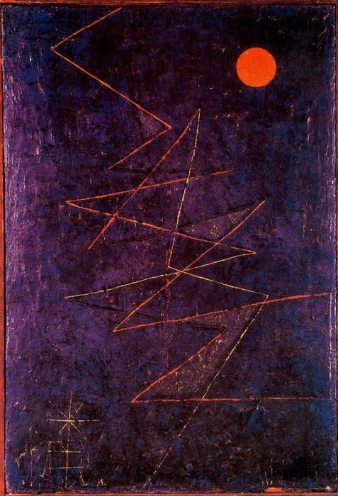 Wikioo.org - The Encyclopedia of Fine Arts - Painting, Artwork by Paul Klee - Multicolor ray