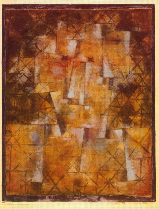 WikiOO.org - 백과 사전 - 회화, 삽화 Paul Klee - Norse god of the forest