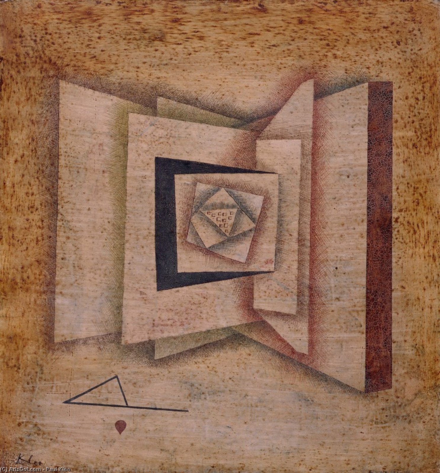 Wikioo.org - Die Enzyklopädie bildender Kunst - Malerei, Kunstwerk von Paul Klee - geöffnet buch
