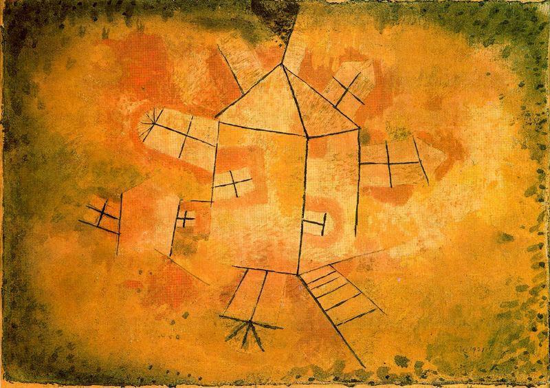 Wikioo.org - The Encyclopedia of Fine Arts - Painting, Artwork by Paul Klee - Rotating House