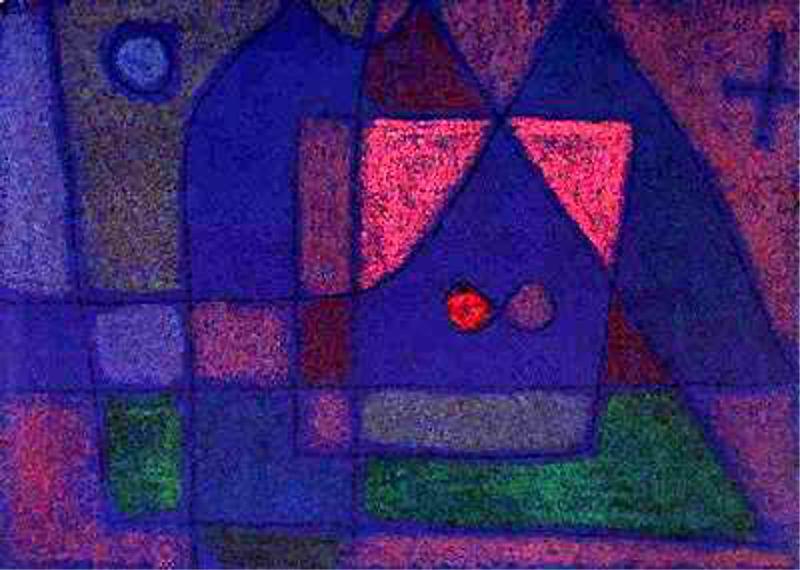 Wikioo.org – L'Enciclopedia delle Belle Arti - Pittura, Opere di Paul Klee - piccola camera in venezia