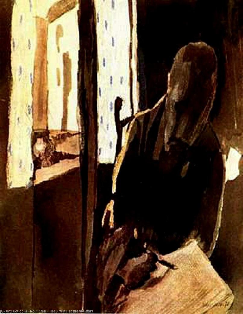 WikiOO.org - Encyclopedia of Fine Arts - Maľba, Artwork Paul Klee - The Artists at the Window