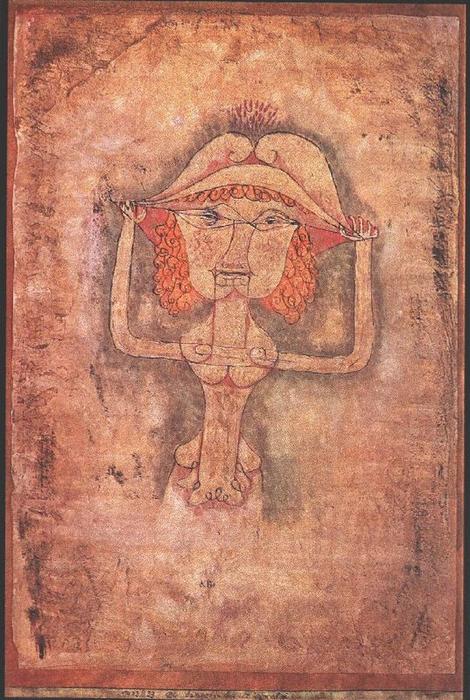 WikiOO.org - Encyclopedia of Fine Arts - Maleri, Artwork Paul Klee - The Singer L. As Fiordiligi