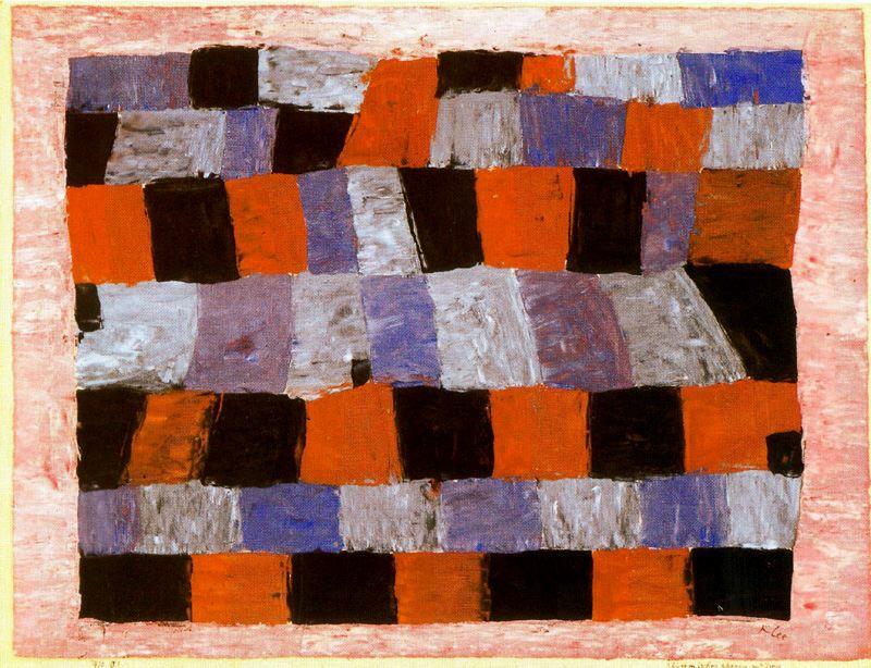 Wikioo.org - The Encyclopedia of Fine Arts - Painting, Artwork by Paul Klee - Tighter rhythms and freer