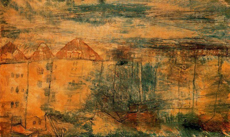 Wikioo.org - Die Enzyklopädie bildender Kunst - Malerei, Kunstwerk von Paul Klee - ansicht von a platz