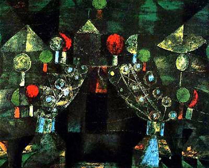 Wikioo.org - The Encyclopedia of Fine Arts - Painting, Artwork by Paul Klee - Women's Pavilion
