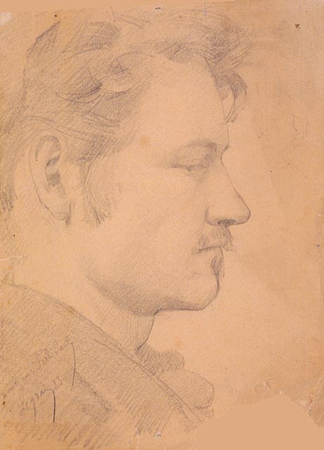 WikiOO.org - Encyclopedia of Fine Arts - Maleri, Artwork Paul Peel - Portrait of Paul Peel