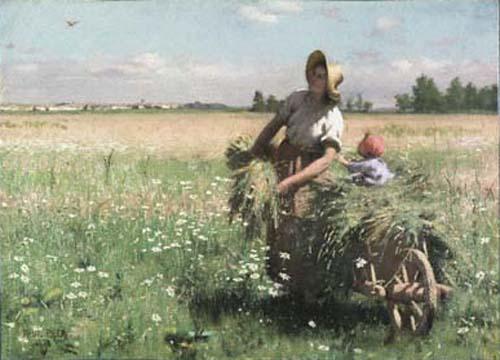 Wikioo.org - The Encyclopedia of Fine Arts - Painting, Artwork by Paul Peel - The Meadow Lark