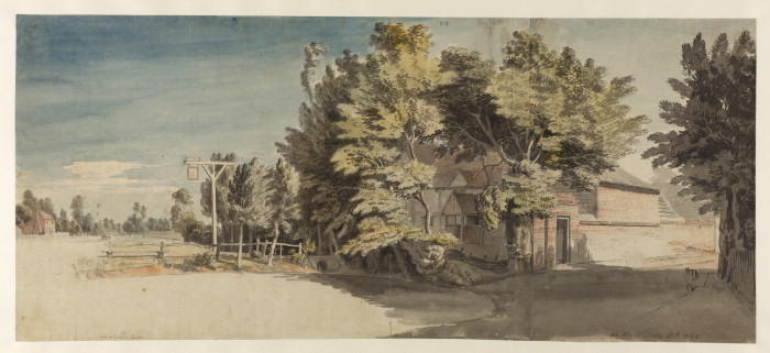 Wikioo.org - The Encyclopedia of Fine Arts - Painting, Artwork by Paul Sandby - Old Windsor Green