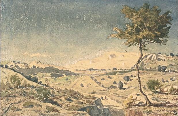 WikiOO.org - Encyclopedia of Fine Arts - Lukisan, Artwork Paul Camille Guigou - The Road Into The Valley in Haute Provence