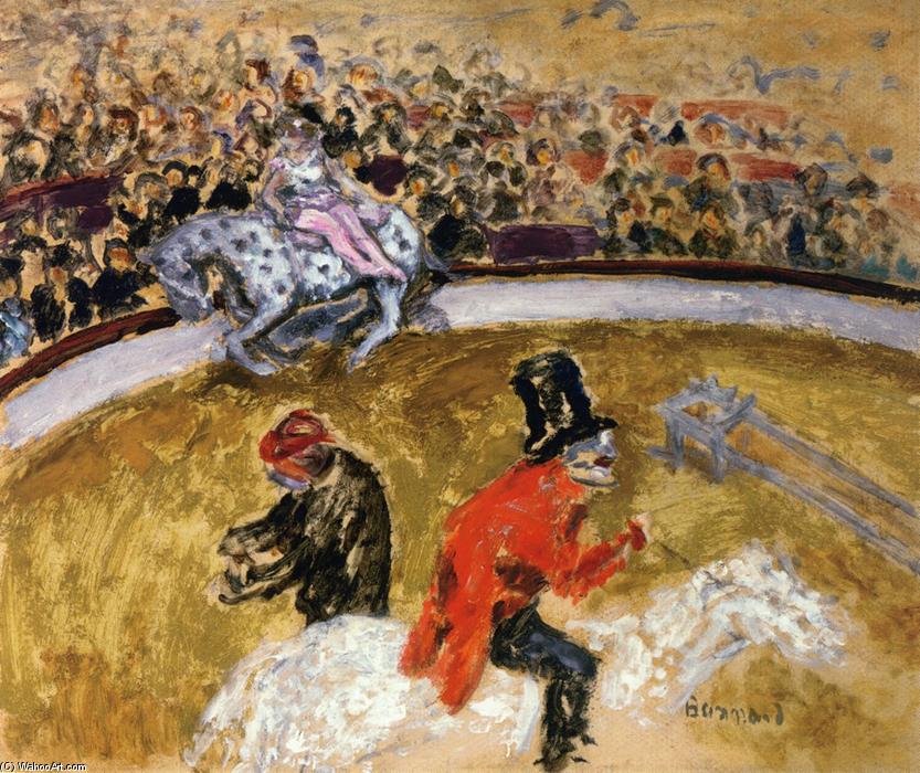 Wikioo.org – La Enciclopedia de las Bellas Artes - Pintura, Obras de arte de Pierre Bonnard - En la doma de circo