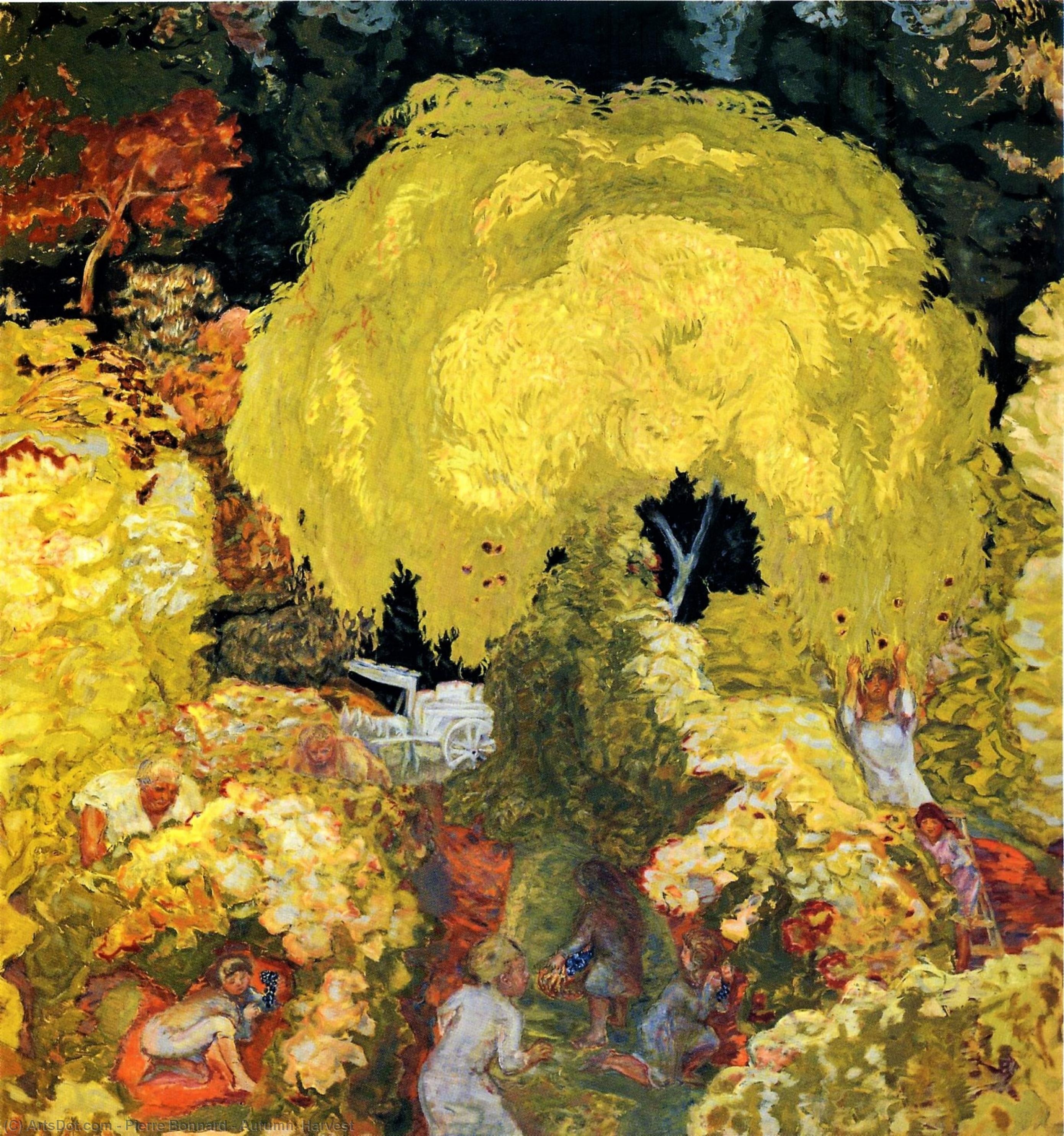 Wikioo.org – L'Encyclopédie des Beaux Arts - Peinture, Oeuvre de Pierre Bonnard - automne moisson