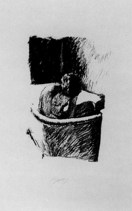 WikiOO.org - Encyclopedia of Fine Arts - Målning, konstverk Pierre Bonnard - Bath (second plate)