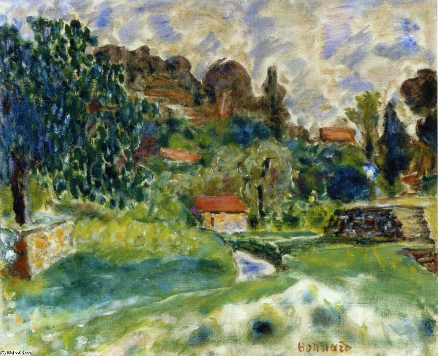 Wikioo.org - The Encyclopedia of Fine Arts - Painting, Artwork by Pierre Bonnard - Cagnes Landscape