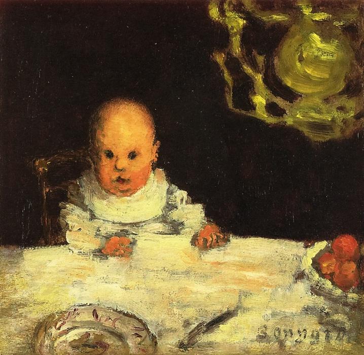 WikiOO.org - 백과 사전 - 회화, 삽화 Pierre Bonnard - Child at Table