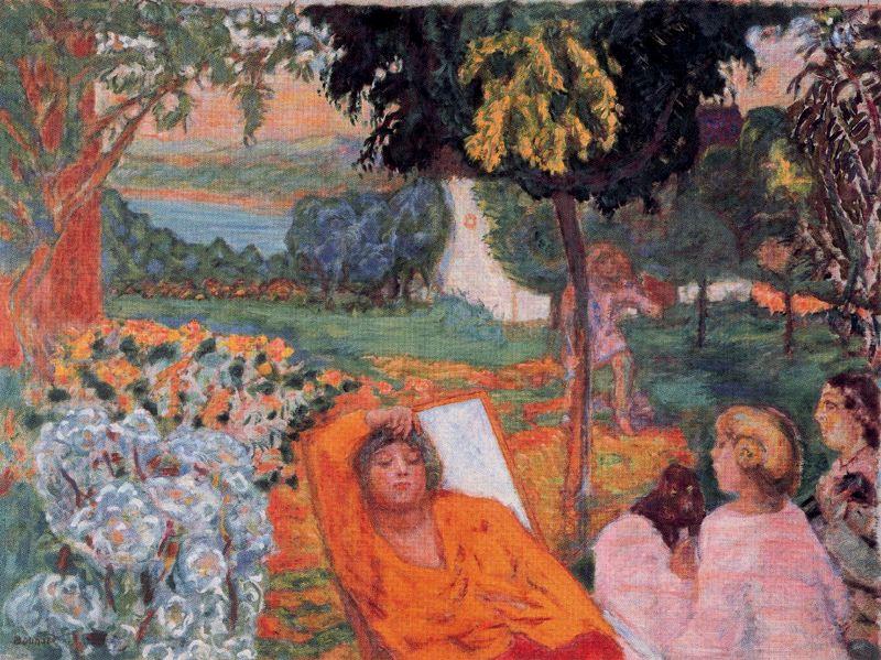 Wikioo.org - The Encyclopedia of Fine Arts - Painting, Artwork by Pierre Bonnard - Evening or The Siesta