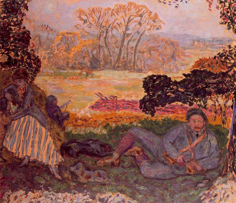 Wikioo.org - The Encyclopedia of Fine Arts - Painting, Artwork by Pierre Bonnard - Hunting