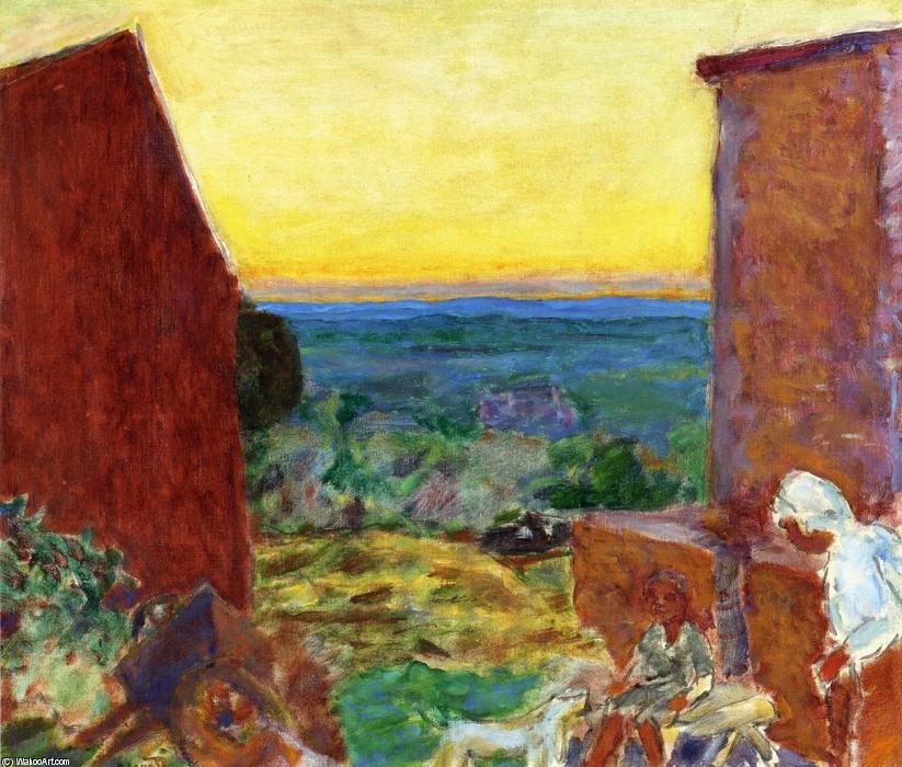 Wikioo.org - The Encyclopedia of Fine Arts - Painting, Artwork by Pierre Bonnard - Landscape, Sunset