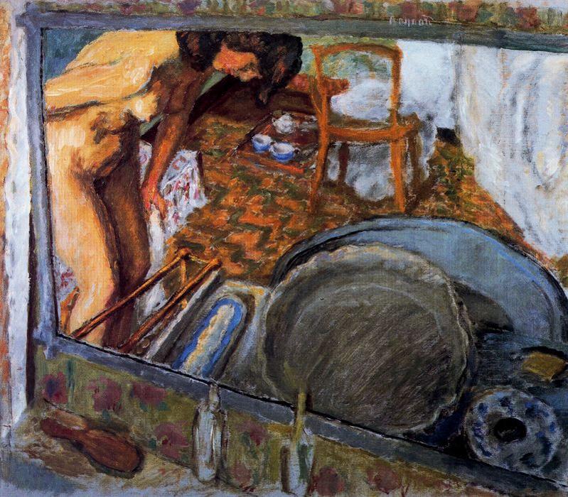 Wikioo.org - The Encyclopedia of Fine Arts - Painting, Artwork by Pierre Bonnard - Mirror effect