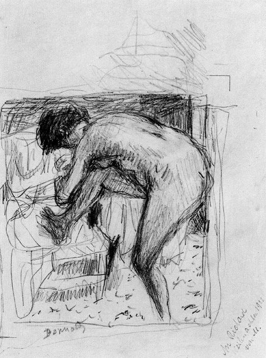 Wikioo.org – L'Enciclopedia delle Belle Arti - Pittura, Opere di Pierre Bonnard - nudo fare il bagno