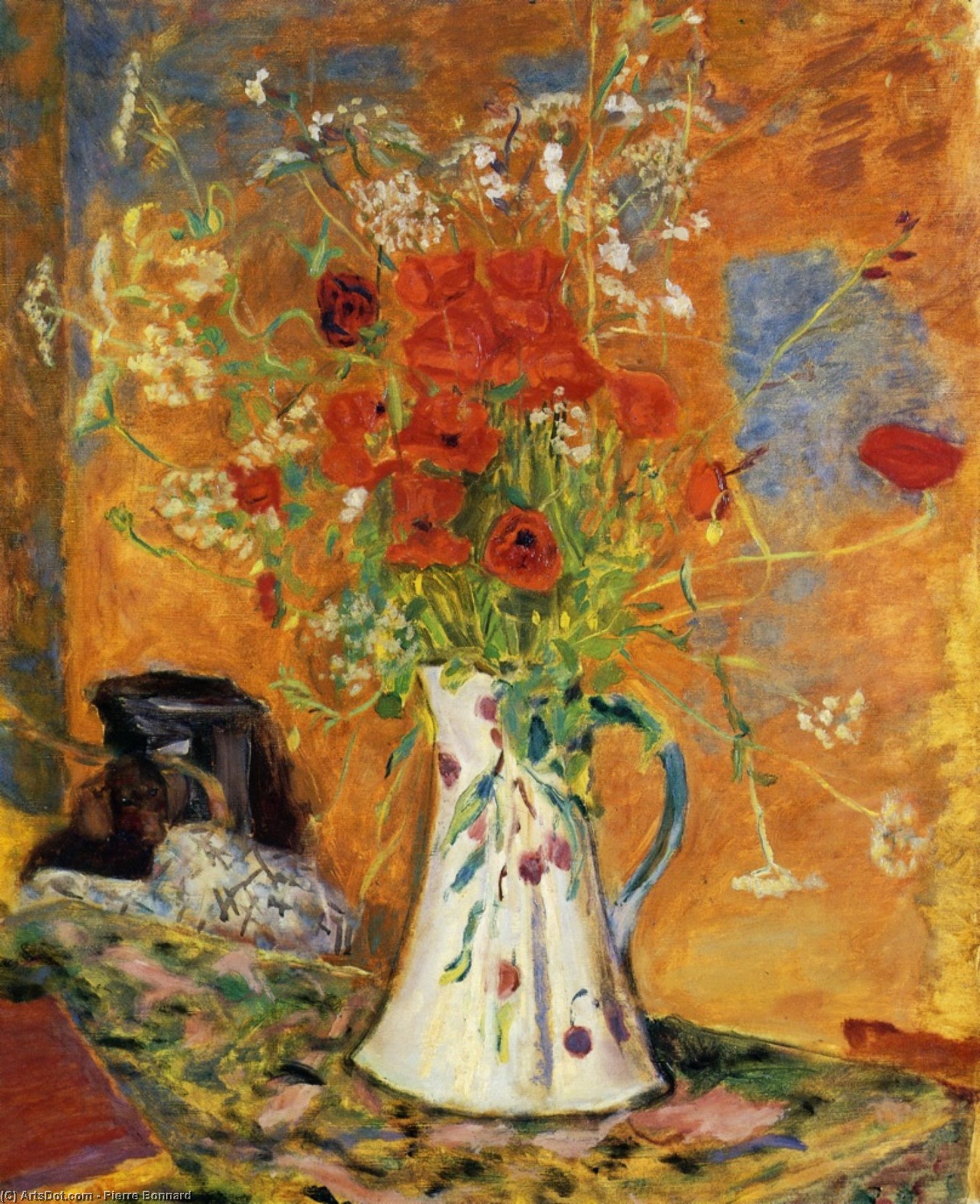 Wikioo.org - Bách khoa toàn thư về mỹ thuật - Vẽ tranh, Tác phẩm nghệ thuật Pierre Bonnard - Poppies