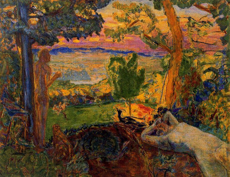Wikioo.org - The Encyclopedia of Fine Arts - Painting, Artwork by Pierre Bonnard - The Earthly Paradise