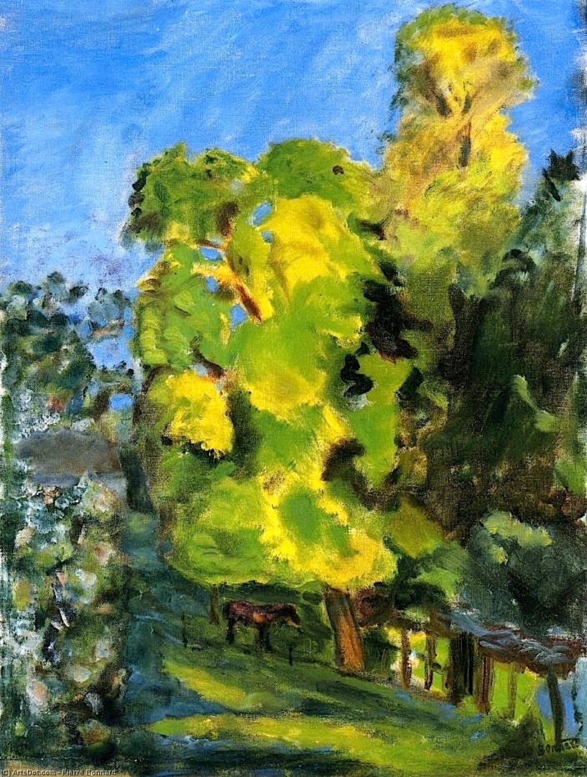 Wikioo.org - The Encyclopedia of Fine Arts - Painting, Artwork by Pierre Bonnard - The Pony