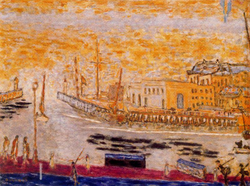 Wikioo.org - The Encyclopedia of Fine Arts - Painting, Artwork by Pierre Bonnard - The Port of Trouville