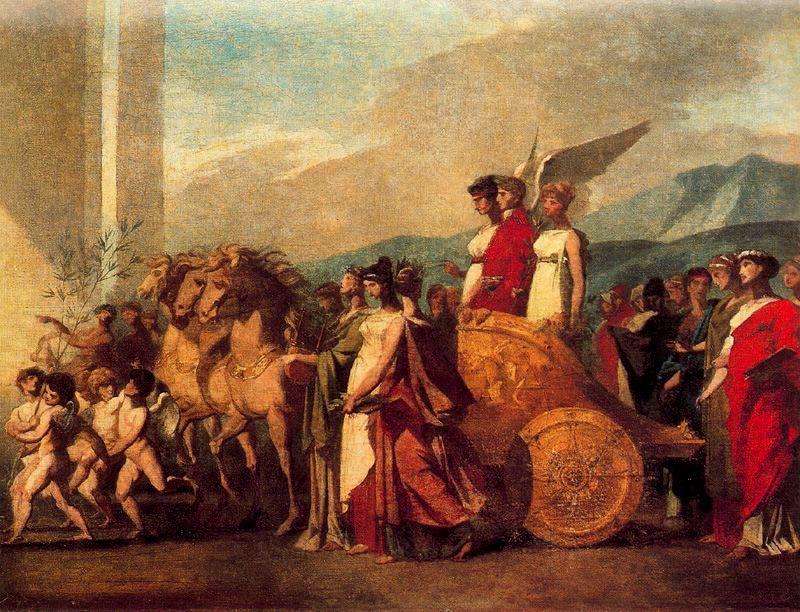 WikiOO.org - Encyclopedia of Fine Arts - Maalaus, taideteos Pierre-Paul Prud'hon - Bonaparte's triumph