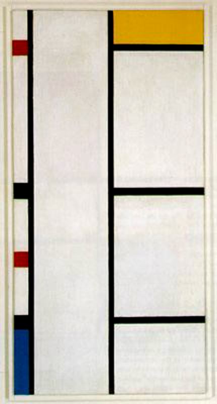 WikiOO.org - Encyclopedia of Fine Arts - Målning, konstverk Piet Mondrian - Composition 3